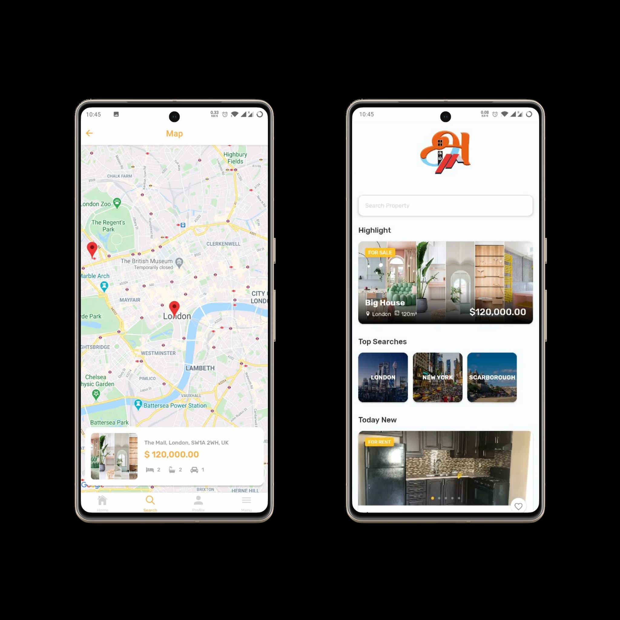 Agam Real Estate Mobile App 1