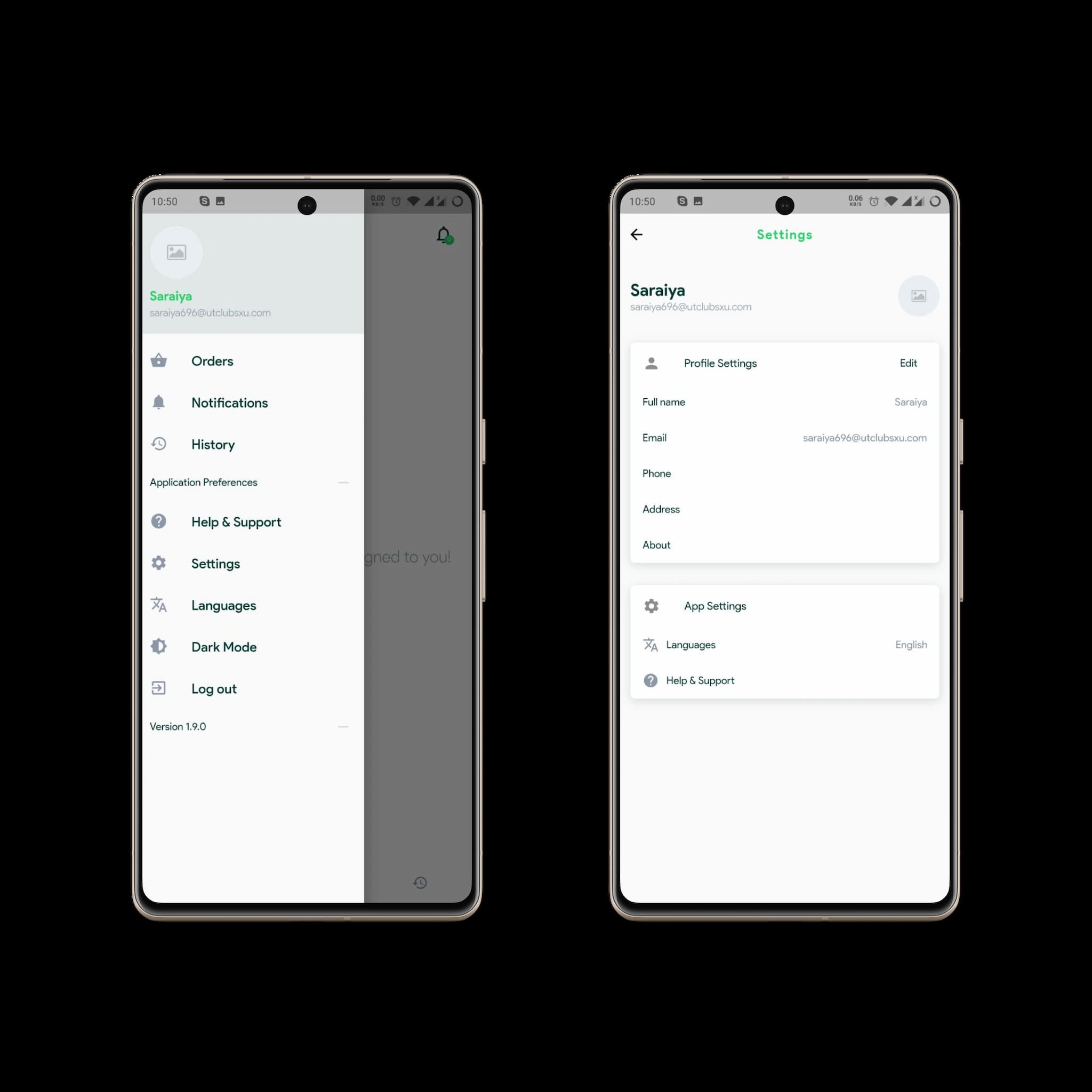 Shalanka Delivery App - Customer 1