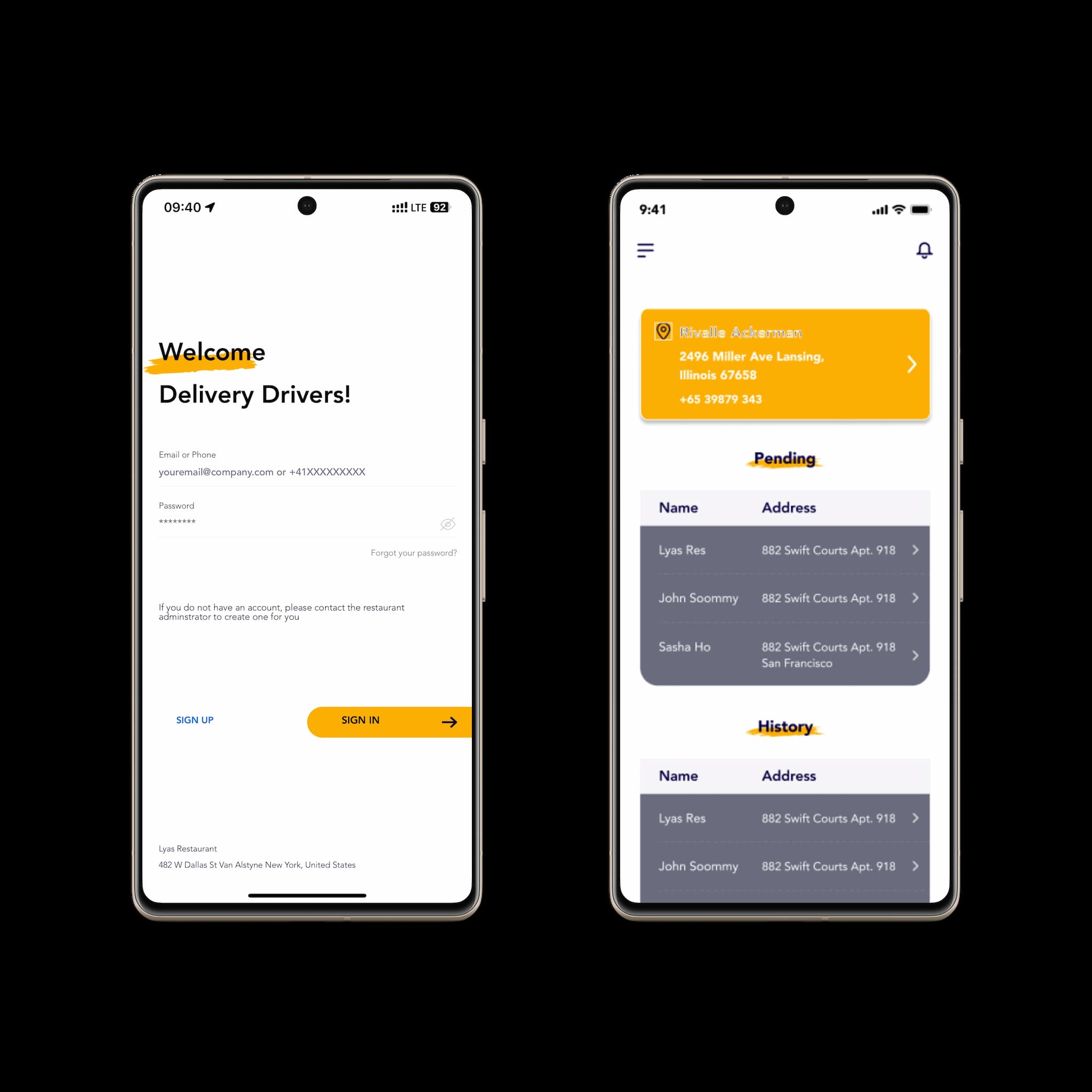 Swiss Delivery App 1